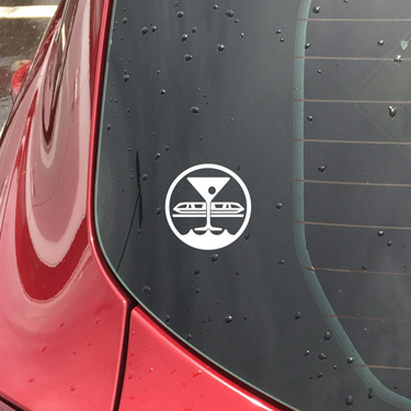 The Bay Lake Society Window Decal